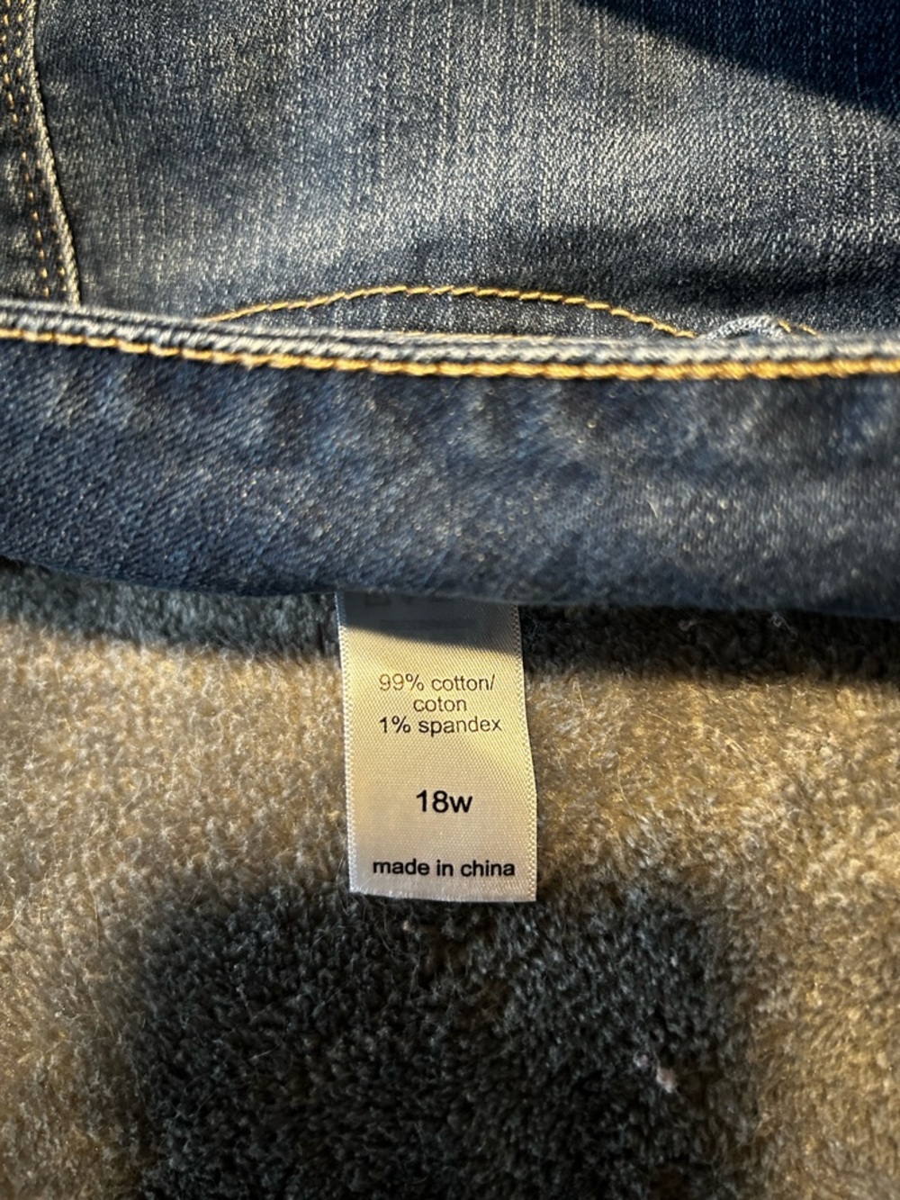 Maurices Blue Faded Denim Skirt - Picture 4 of 5
